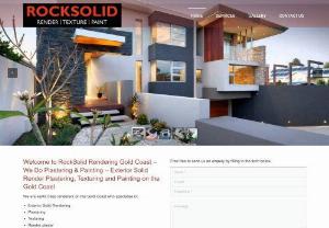 Rocksolid GC - Rocksolid Render Systems are very local and very professional in our execution of our Render and Paint finishes.

Established in 2009 with 20 years trade experience you will rest assured you're in the best hands for solid plastering and external render repair on the Gold Coast.

We are a team of Quality tradesmen and apprentices that pride ourselves on delivering value and quality to your most valuable asset and at an competitive price.