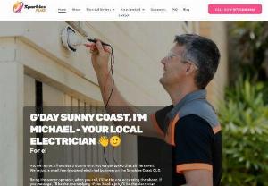 Sunshine Coast Electricians - Looking for a prompt,  professional and reliable electrician on the Sunshine Coast? Welcome to Sparkies Plus! Our friendly team of experienced electricians can assist with all residential and commercial electrical installations and repairs. Some of our main electrical services include light fitting and power point installation,  15 amp power point installation,  shed wiring,  pool wiring,  surge protection and more! For a local electrician on the Sunshine Coast,  call Sparkies Plus today!
