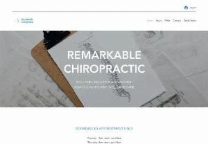 Remarkable Chiropractic - We diagnose and correct underlying spinal and neurological issues to restore spinal function and enhance performance.
