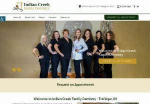 Indian Creek Family Dentistry - Indian Creek Family Dentistry is a family-friendly dental clinic nestled between Trafalgar and Morgantown, IN. Each dentist in Trafalgar, IN is committed to providing high-end dental treatments within general and cosmetic dentistry. This dentist office near me ensures each patient receives personalized dental care every time they visit.