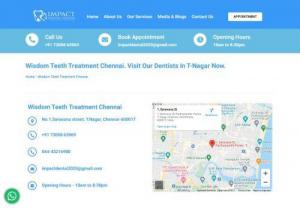 To get the best Dental services with our experienced Doctors in Chennai - 