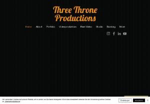 Three Throne Productions - We deliver a professional and creative job for your video editing, Zoom Meeting video editing, video productions, image films, business videos and social media videos, wedding, portrait, event, product and family photography. We have many years of professional experience as video artists and cameramen. Three throne productions.