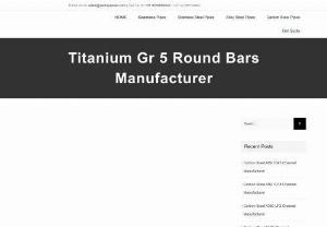 Titanium Gr 5 Round Bars Manufacturer in India - Sachiya Steel International is one of the Leading Manufacturer And Exporter of Titanium Gr 5 Round Bars, where our packaging specialists pack these products in best quality material to make sure of their safe transportation.