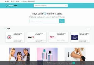 Online Codes - Get up-to-date discount codes and offers from popular UK stores to save money on your next shop at Online Codes.