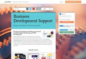 Business Development Support - Business development support is usually utilised in a broader sense, allowing professional companies to enhance connections with existing clients while also attracting new clients to other business areas.