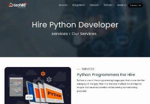 Hire Python Developers - Python is one of the programming languages that come into the category of the gap-filler and is the best method for writing the scripts that need automation of the boring content being provided.
