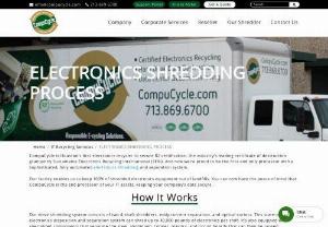 ELECTRONICS SHREDDING PROCESS - CompuCycle - CompuCycle is Houston's first electronics recycler to secure R2 certification, the industry's leading certification granted by Sustainable Electronics Recycling International (SERI).