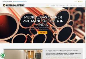 Best Quality Copper Pipe In India - Manibhadra Fittings is a well-known Copper Pipes Manufacturer in India, which comes in a variety of sizes and shapes to meet the needs of your requirements. One of our popular products is Copper Pipes. We are one of the Largest Stockists of Copper Tubes in India. We have a huge stock of the following products: Copper Tube, Mexflow Copper Pipes & Tubes, Mandev Copper Pipes & Tubes, Indigo Copper Pipes & Tubes.