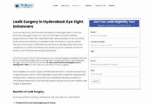 Best Eye Hospital in Hyderabad - Best Lasik Surgery in Hyderabad | How much Lasik Surgery Costs?
Looking for Best Lasik Surgery in Hyderabad? Extremely safe, NABH Accredited eye hospital & LASIK specialists. Affordable eye Laser treatment in Hyderabad