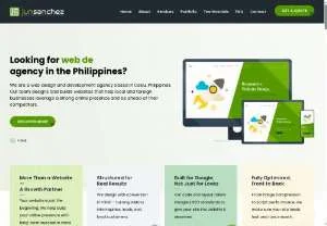 Screenshot of Jun Sanchez - Web Designer & Developer