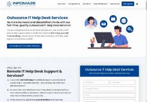 Outsource IT Help Desk Services - Outsource IT help desk support services & IT help desk services to an IT help desk company & ease the in-house workload, increase performance efficiency & more.