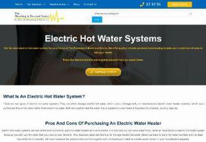Electric Hot Water System | The Plumbing & Electrical Doctor - One of Australia's most popular water heating system. We repair, install and replace your electric water heater. Serving Canberra, Newcastle & other areas.