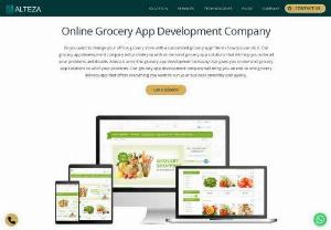 Online Grocery App Development Company - Alteza is a technologically advanced and creative Grocery application development company. Our developers are highly knowledgeable and have a wealth of experience. Our mobile technology can assist you create a user-friendly mobile app. It is time to create an app for your grocery store.