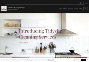 Tidysite Cleaning Services - We provide residential and commercial cleaning services throughout Calgary Area.