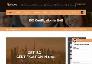 ISO certification consulting company in UAE | Veave - If you are thinking, how to get ISO Certification in UAE then you are in safe hands. We provide one of the most exhaustive suites of ISO consulting services in UAE to help the companies plan, design, implement, monitor, control, improve and enhance their management system. Our ISO Certification Consultants in UAE are known for being innovative, simple, practical and effective resulting in an implementation process that is value adding to the business operations of the organization.