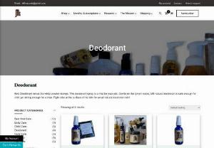 Deodorant Me Natural - The deodorant in the ME store are all top sellers. ME natural Health Care is growing to the best natural combinations and kits sold online.