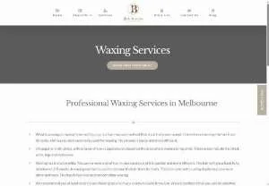 Screenshot of Waxing Services in Melbourne, Australia