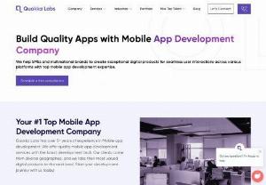 Top mobile app development company | Quokka Labs - A seasoned mobile app development company that yields a top-notch app that everybody loves. Your hunt for android services ends when you choose us!