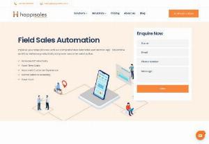Field Sales Reporting - To achieve greater productivity and product sales development, employ Field Staff Tracking Software India which has numerous features like employee tracking, product management and payment collection management. Happisales is a simple and effective tool for businesses to organise and track details about sales activity and employees.