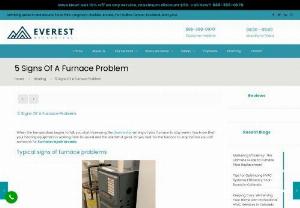 5 Signs Of A Furnace Problem - When the temperature begins to fall, you start increasing the thermostat setting of your furnace to stay warm. You know that your heating equipment is working from its sound and the warmth it gives. Or you wait for the furnace to stop before you call someone for furnace repair Arvada. Your furnace won't break down suddenly. It will give enough signs for you to understand its condition and get it repaired or replaced if it is unable to provide warmth.