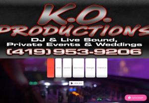 K.O. Productions LLC - Perfect for weddings, private parties, corporate functions, and special events, I am a Saint Marys, OH-based Weddings & Events DJ offering exactly what you need to put on a great show. You can count on me to play the music you love and that your audience wants to hear. I am ready to provide the musical ambiance needed to create the atmosphere your event requires. Let me know what you're looking for by contacting me.