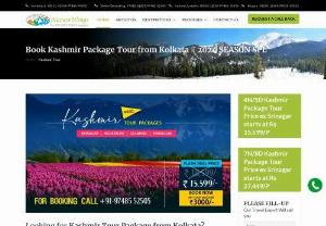 Book Kashmir Package Tour from Kolkata - Book 2021 Puja & Winter Holidays Special Kashmir Package Tour Ex Kolkata @ INR 12,799/- Per Head