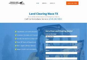 Choice Land Clearing Waco - Choice Land Clearing Waco is a local land clearing company in Waco, TX. There is no size of land that we cannot clear as we have experienced professionals who handle such tasks. If you have objects, plants, and vegetation on your land that you would want to be cleared, we are here to serve you. With our advanced equipment, we will get the work done fast and efficiently.