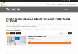 Student Accommodation Toronto - We are a reputed property service provider in Toronto and do not charge a service fee. Book your fully furnished student accommodation in Toronto at discounted prices. We have hundreds of studios near top universities in Toronto. Contact now for early bird offers.