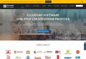 Synergix Technologies - Synergix Technologies is a leading provider of full-service and web-based Enterprise Resource Planning (ERP) software solutions in Singapore. We have developed and provided Synergix ERP system to more than 20,000 users to optimize their business operations.
