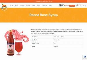 Rasna Rose Syrup - Rasna is one of the world's largest instant drinks manufacturers and exporters having a maximum number of flavors with natural fruit powder in a large number of SKUs. It extensively deals in a wide orbit of Natural Fruit Powder and Natural fruit drinks that is remarkable for its natural constituents and refreshing flavor. It has a wide variety of healthy snacks, energy sports drinks and immunity boosters. It is a global benchmark in terms of taste and quality and the most trusted brand...