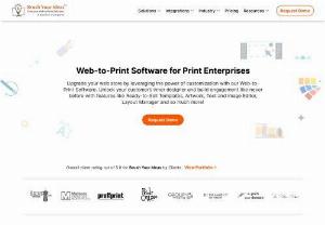 Web to Print Design Software - Brush Your Ideas - Any company that prioritises print marketing collaterals understands how simple it is to become lost in the frenzy of creating, collating, organising, printing, and distributing materials.