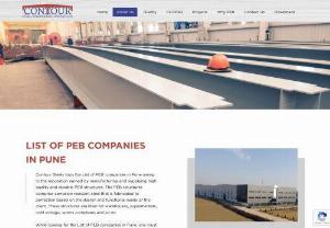 List of PEB companies in Pune - contour steel - Contour Steels tops the List of PEB companies in Pune owing to the reputation earned by manufacturing and supplying high quality and durable PEB structures.