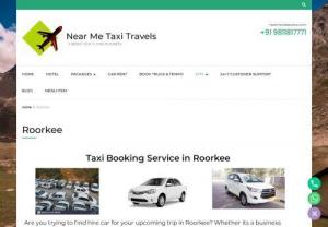 Cab Booking in Roorkee - Best Online Taxi Service All Our India.. Nice Site..