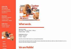 Custom Clips Pet Grooming - Address: 5621 N Tenaya Way, Las Vegas, NV 89130, USA || Phone: 702-307-6111