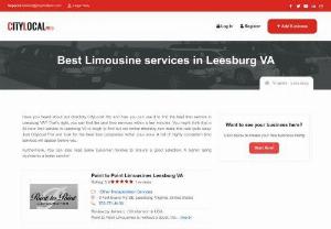 Best Limo Service in Leesburg VA - Have you heard about our directory CityLocal Pro and how you can use it to find the best limo service in Leesburg VA? That's right, you can find the best limo rental services within a few mintues. You might think that a 24-hour limo service in Leesburg VA is tough to find but our online directories can make this task quite easy. Just navigate our online business directories and look for the best limo companies within your area. A list of highly competent limo services will appear before you.