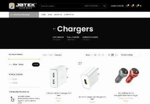 Buy Mobile Phone Chargers | Multi Phone Chargers at Best Price - Buy Mobile Phone Chargers, Mobile Adapters & Multi Phone Chargers from Jbtek. Buy wireless chargers, type c chargers, portable chargers for all phones.