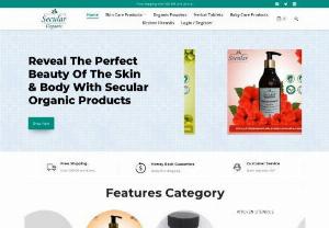 Secular Organic - Skin Care Products - Secular organic is an eCommerce website that begins its beauty journey in 2020 provides skincare products, hair care products, etc.,