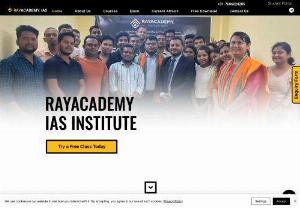 RAYACADEMY - Ray Academy is a socially committed mission-driven educational organisation preparing aspirants for upsc and state civil services examination.