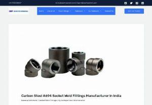 Carbon Steel A694 Socket Weld Fittings Manufacturer In India - Sachiya Steel International is one of the Leading Manufacturer And Exporter of High Quality Carbon Steel A694 Socket Weld Fittings, which can be welded by all the common arc welding processes.