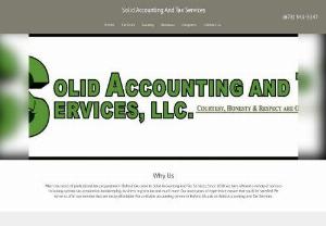 Solid Accounting And Tax Services - Address: 4484 Commerce Dr, #B, Buford, GA 30518, USA || 
Phone: 678-541-5147 || 
Fax: 770-831-0265