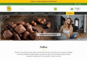 Ozbuy - We are an online shopping store, offering you the finest of the items that can be found in Australia. Australian owned and operated, committed to deliver the best. Our mission is to share the best quality Australian products for a better price for our beloved Sri Lankan community.