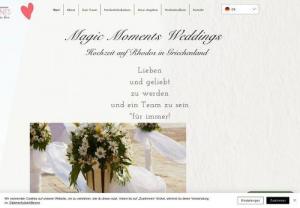 Magic Moments Rhodes - How nice that you are here
My name is Renate and I am a certified wedding planner and I am from Germany
It is my aim to turn your story into a unique wedding day. In order to organize your unforgettable wedding celebration, I prepare all components lovingly and at the same time in a structured manner. I include a lot of coherent details that match your personal style as a couple.