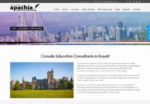 Canada Education Consultants in Kuwait - Are you searching for the best Canada Education Consultants in Kuwait? Apachia Institute is a leading international institute in Kuwait since 2000. We are the best Canada Education Consultants in Kuwait. We Will help you to get admission to top universities in Canada. Apply now to study in Canada.