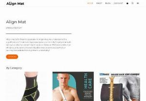 AlignMat - AlignMat is the best provider of posture correctors in Australia. Stocking the largest range of back braces, helping you stop slouching, realigning the spine, and improve posture in a natural manner!