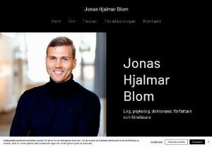 Jonas Hjalmar Blom EF - Jonas Hjalmar Blom writes fiction and popular science. author, freelancer, lecturer, psychologist, psychology, science, writer, popular science, facts