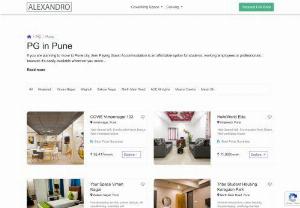 Best PG in Pune - Fully Furnished Single, Double & Triple Sharing - Looking for a furnished PG in Pune? Move-into Alexandro Paying Guests with all options from private rooms, twin and triple sharing starting ₹5,500/month. Here, you get access to all the top-notch amenities such as Food, High-Speed Wifi, Gym, Netflix, AC, Laundry, Parking, Lounge Area, Housekeeping, TV under one monthly rent. No matter which location you are looking for - Viman Nagar, Aundh, Baner, Kharadi, Pimple Saudagar or more, we have a space plan for you. Schedule a free site visit...