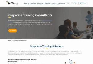 Corporate Training Consultants | Corporate Training Solutions | Corporate Training Companies in USA - Looking for higher level corporate training services? The corporate training consultants from Imcs are industry experts who have helped many organizations improve their business performance through specialized corporate training solutions. We ensure corporate training initiatives are achieved as per the goal.