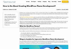 Tips for WordPress Theme & Plugin Development - One of the most challenging tasks to create your first theme. You could how to make a beautiful website but it's a whole lot different from creating a WordPress theme the way you want it to. One would need a special set of skills to develop themes. Otherwise, you would wake up and the only thing on your mind would be to finish the WordPress theme or plugin.