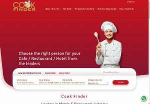 Restaurant consultants in india - Cookfinder's restaurant and hotel consultancy services and cloud kitchen consultancy services not only enable you to run your restaurant setup smoothly but also ensure that you do not make common restaurant-related mistakes, which can cause obstacles in your business.