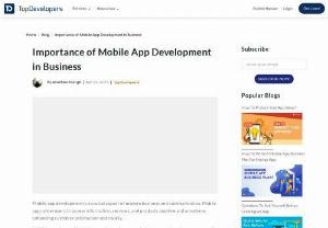 Mobile Apps rejuvenating Small and Medium Enterprises - Mobile apps have been highly instrumental in the effective processing of the small and medium enterprises making them sustain themselves in the market.